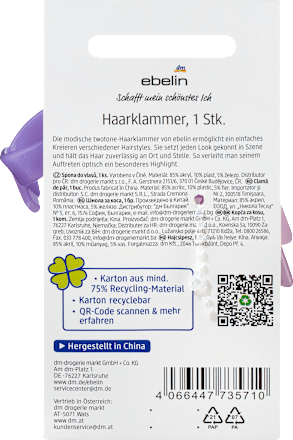 Haarklammer Wellenform Stay wild, Child ebelin