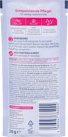 Fußbadeperlen sehr trockene Füße 95 % Urea Balea