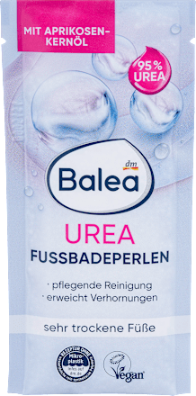 Fußbadeperlen sehr trockene Füße Urea Balea