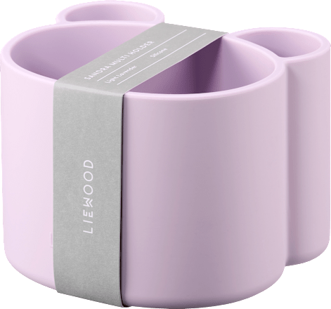 Schreibtisch-Organizier Bärenform, light lavendar, (9x12x12 cm) LIEWOOD
