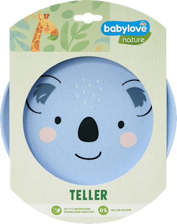 Teller blau  babylove nature