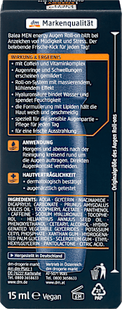 Augen Roll-on Energy Balea MEN