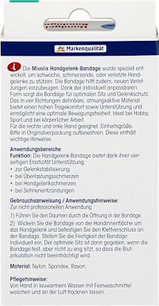 Handgelenk-Bandage Mivolis