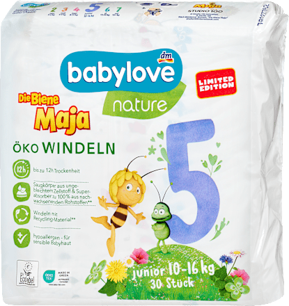 nature pelene junior, vel. 5 (10 – 16 kg) babylove nature