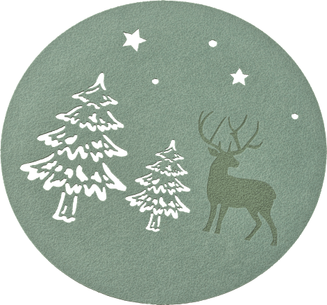 Platzset, rund, mint BOLTZE