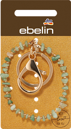 Schlüsselanhänger Acrylsteine grün ebelin