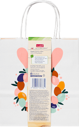 Geschenktaschen Eierkranz/EasterTime & Ei/HoppyEaster, midi, hoch, Recycling Profissimo