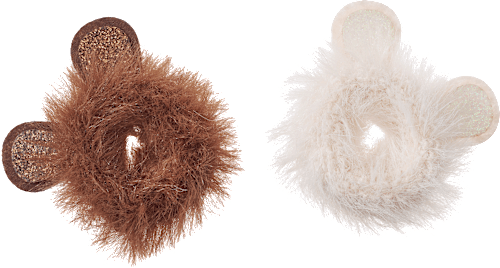 Srunchies Kunstfell Bärenohren ebelin