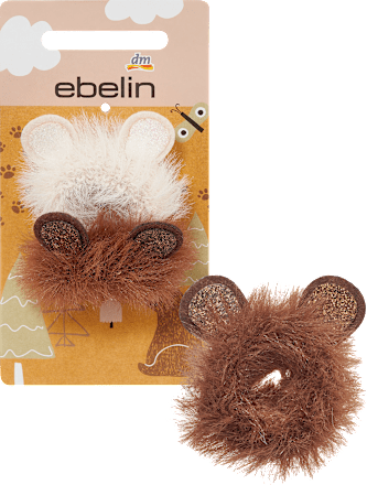 Srunchies Kunstfell Bärenohren ebelin