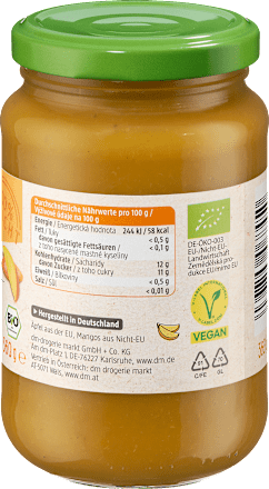 Fruchtmark Apfel mit Mango dmBio