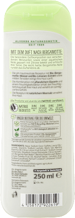Duschgel Bio-Minze Bio-Bergamotte alverde NATURKOSMETIK