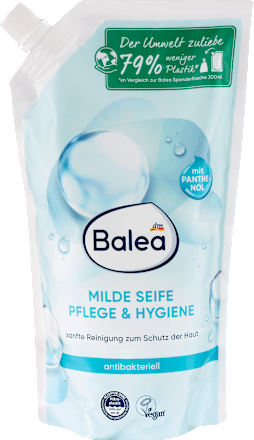 Jemné tekuté mydlo Pflege & Hygiene - náhradná náplň Balea