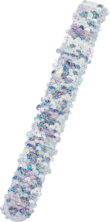 Schnapparmband mit Pailletten ebelin