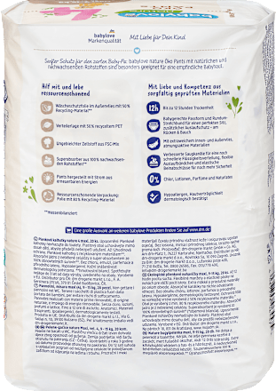 Baby Pants Gr.4 Maxi (9-15 kg) babylove nature