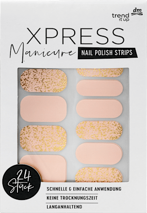 Folii autoadezive pentru unghii XPress Manicure 011 Sparkling Nude trend !t up