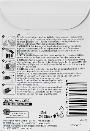 Nagelfolien XPRESS Manicure 011 Sparkling Nude  trend !t up