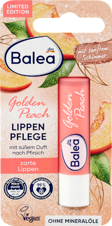 Balzam na pery Golden Peach Balea