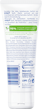 Feuchtigkeitscreme soft in der Tube NIVEA