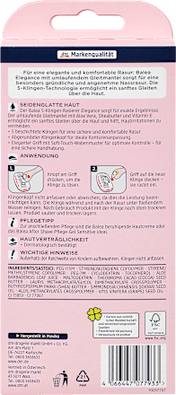 Rasierer 5-Klingen Elegance Balea