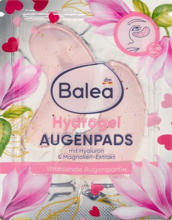 Hydrogel Eye Pads jastučići za područje oko očiju - magnolija, 1 par Balea