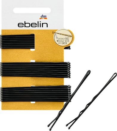 Haarschieber lang schwarz ebelin