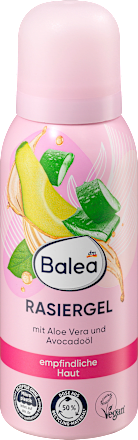 Gel za brijanje sa aloe verom i uljem avokada - putna ambalaža Balea