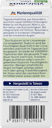 Tageslinse -2,00 VISIOMAX