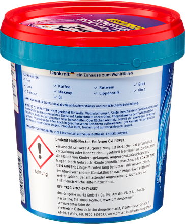 Prášok na fľaky Oxi Power Multi Denkmit