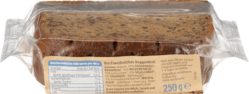 Brot, Eiweiß mit Sojaschrot dmBio
