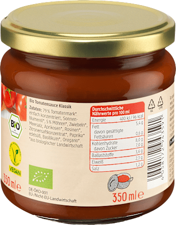 Tomatensauce Klassik dmBio