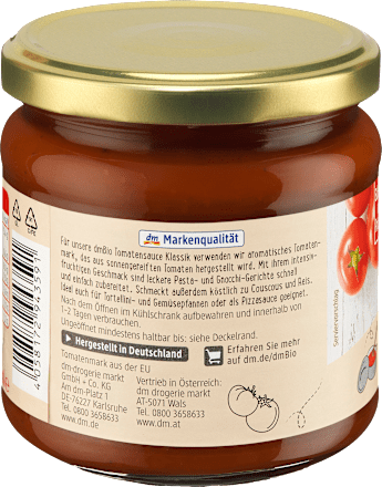 Tomatensauce Klassik dmBio