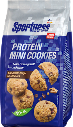 Protein Mini Cookies, Chocolate Chip Geschmack Sportness