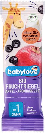 Batonik owocowy Bio jabłko aronia 1+ babylove