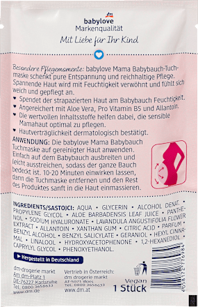 Maska na ciążowy brzuszek babylove Mama