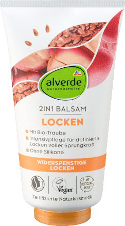 balzám na vlnité vlasy 2 v 1 alverde NATURKOSMETIK