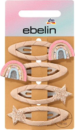 Haarclips Regenbogen/Weltraum ebelin