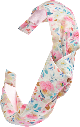 Haarreif Turban-Stil mit Blumenprint ebelin