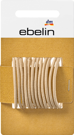 Haargummis dünn, blond ebelin