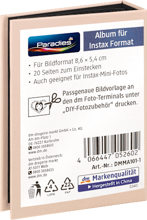 Fotoalbum instax Mini Memories  Paradies