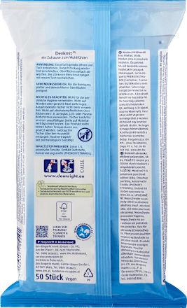 Nawilżane ściereczki czyszczące uniwersalne o świeżym zapachu Denkmit