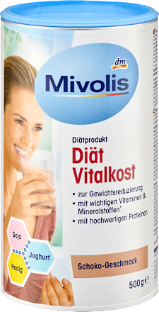 Dietetično živilo za pomoč pri hujšanju, okus čokolada Mivolis