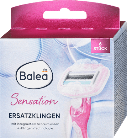 Nadomestne britvice s 4 rezili Sensation Balea