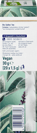 Kräuter-Tee, Salbei (20x1,5g), Naturland dmBio