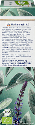 Kräuter-Tee, Salbei (20x1,5g), Naturland dmBio