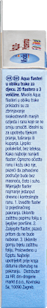 Vodoodporni otroški obliži v traku Aqua Mivolis