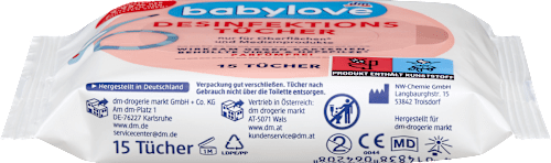 Dezinfekcijske vlažne maramice babylove
