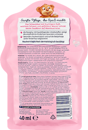 Pjenušava kupka za djecu - roza SauBär