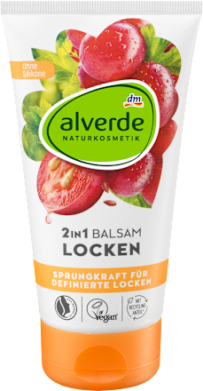 Locken Balsam 2in1  Bio-Leinsamen, Bio-Traube alverde NATURKOSMETIK