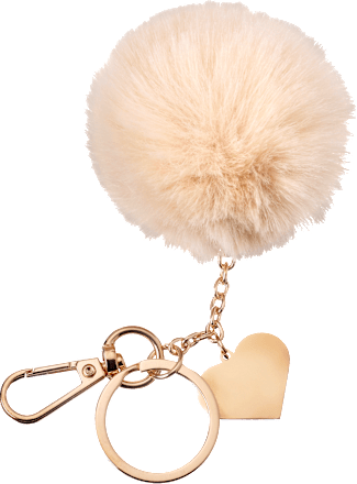 Schlüsselanhänger Kunstfell rosa ebelin