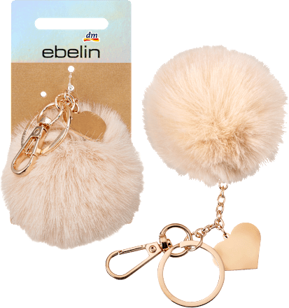 Schlüsselanhänger Kunstfell rosa ebelin